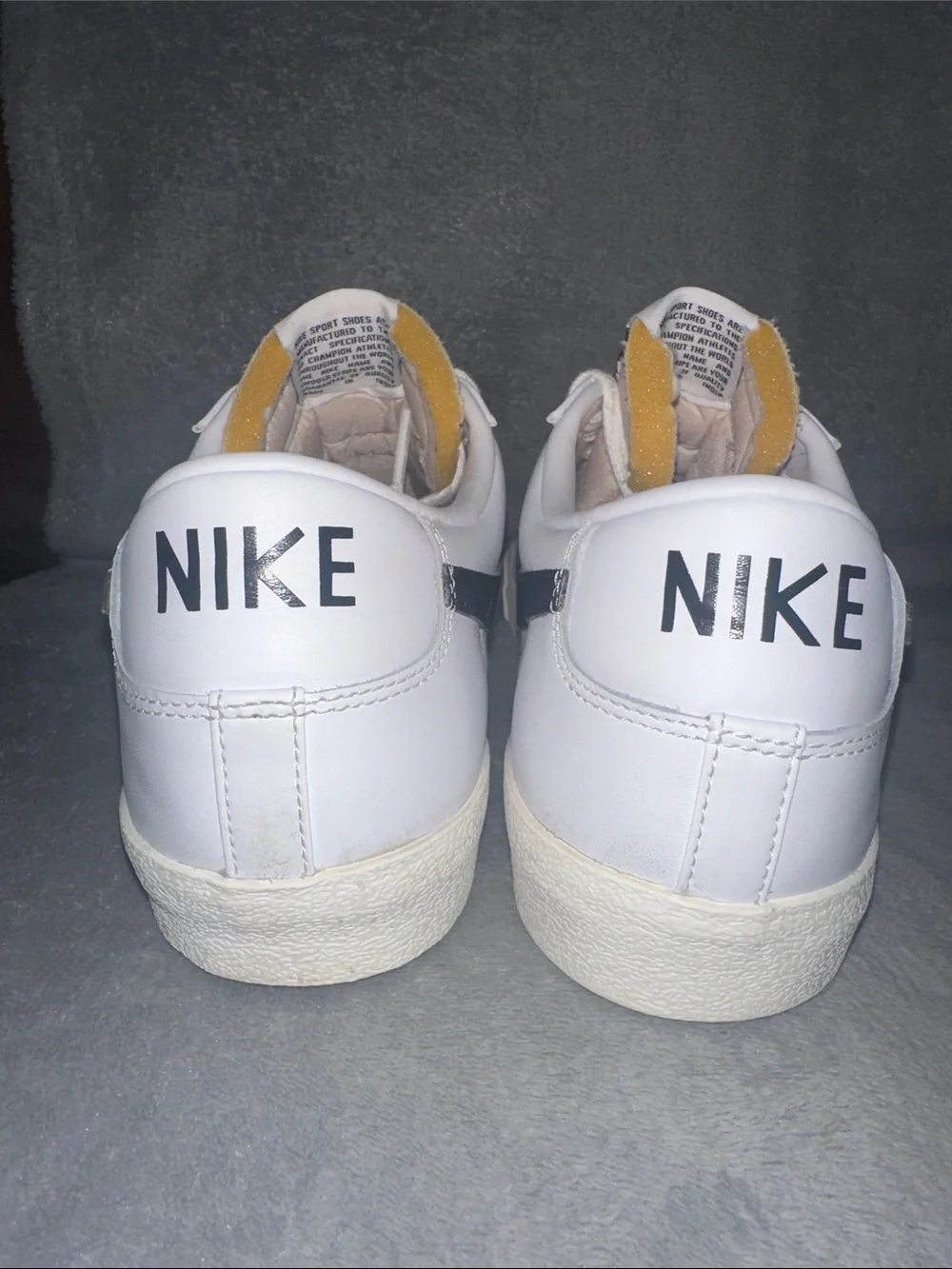 Men’s Nike Blazer Low ‘77 Vintage Athletic Shoes ‘White/Black’ - Size 12